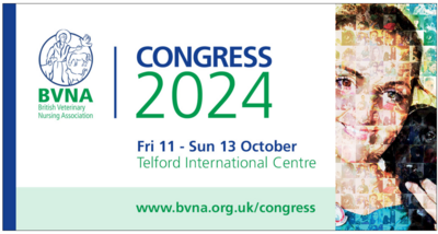 BVNA logo and congress 11 to 13 October at Telford International Centre